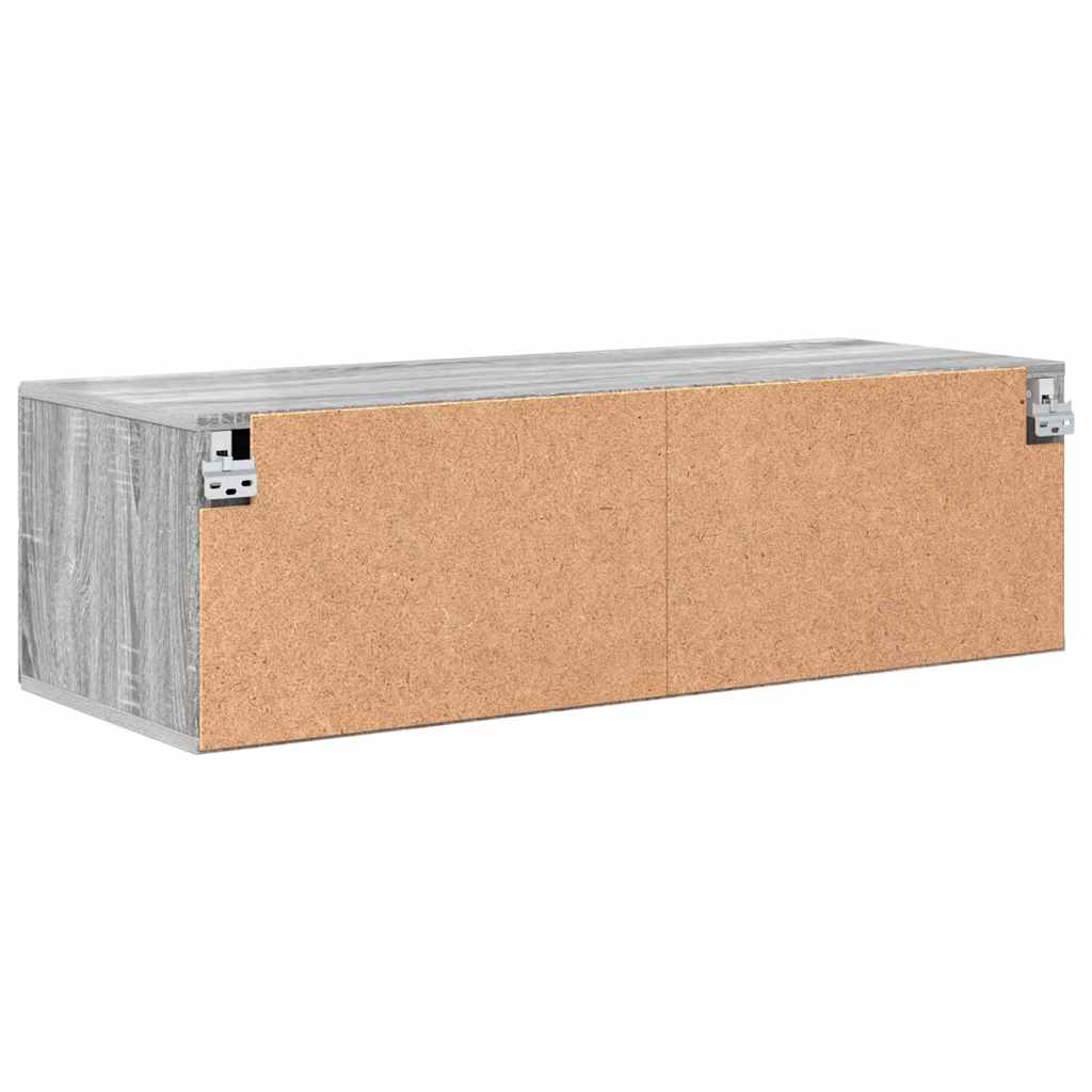 Armadio in Legno con cassetto Grigio Sonoma 100,5 x 39 x 30 cm