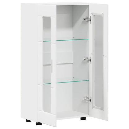 Credenza con porta Bianco 55,5 x 29 x 100 cm Legno multistrato