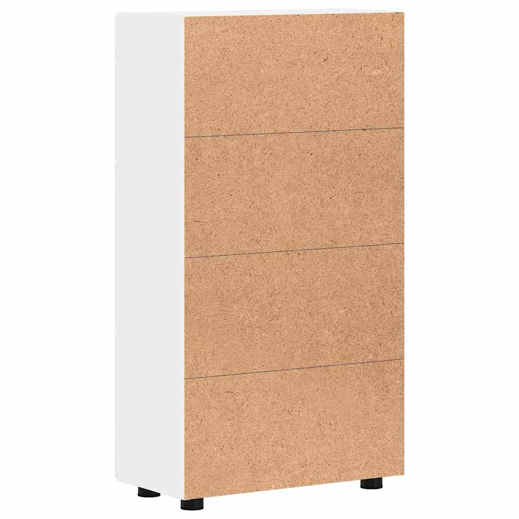 Credenza con porta Bianco 55,5 x 29 x 100 cm Legno multistrato