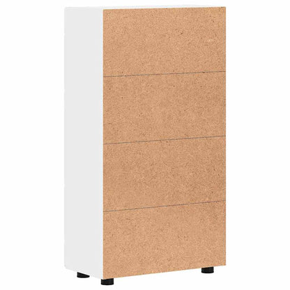 Credenza con porta Bianco 55,5 x 29 x 100 cm Legno multistrato