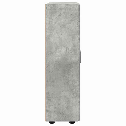 Credenza Grigio cemento 55,5 x 29 x 100 cm Legno multistrato