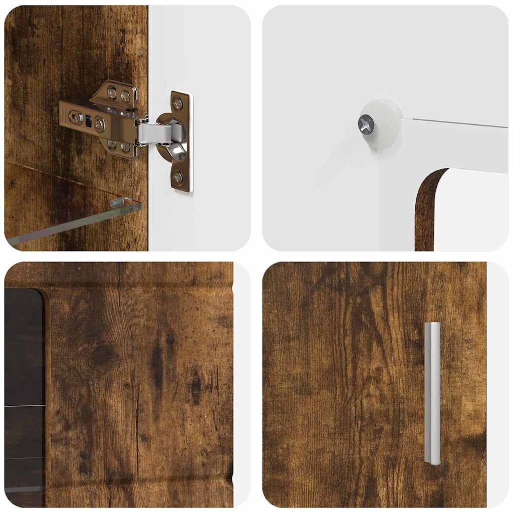 Credenza Rovere fumé 55,5 x 29 x 100 cm Legno multistrato