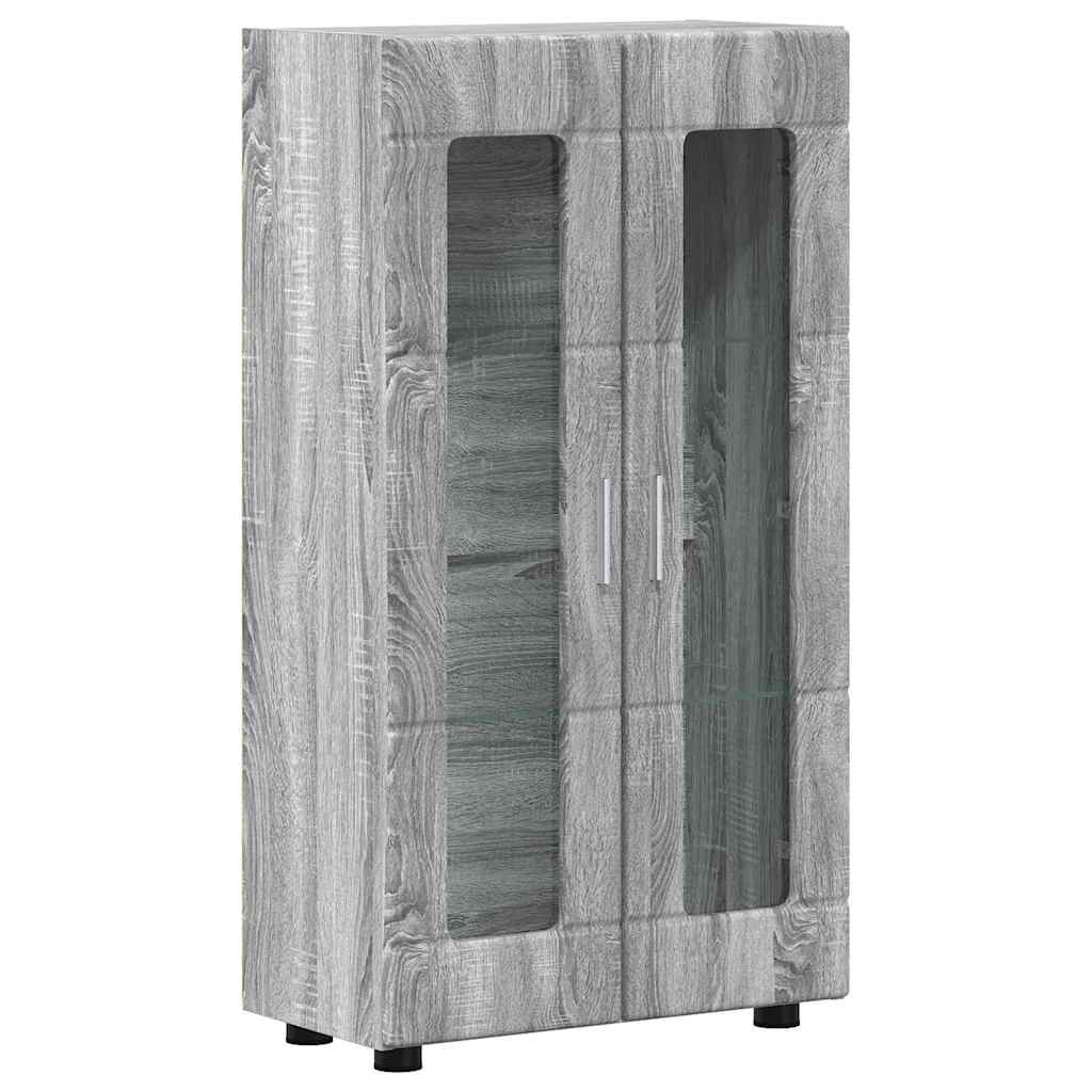 Credenza Grigio Sonoma 55,5 x 29 x 100 cm Legno multistrato