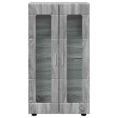 Credenza Grigio Sonoma 55,5 x 29 x 100 cm Legno multistrato