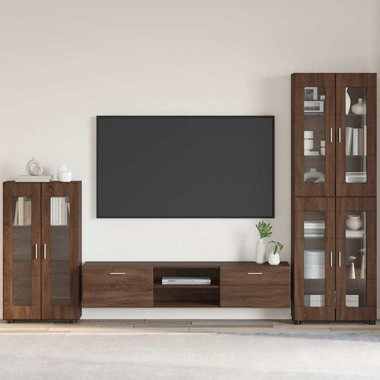 Credenza Rovere Marrone 55,5 x 29 x 100 cm Legno multistrato