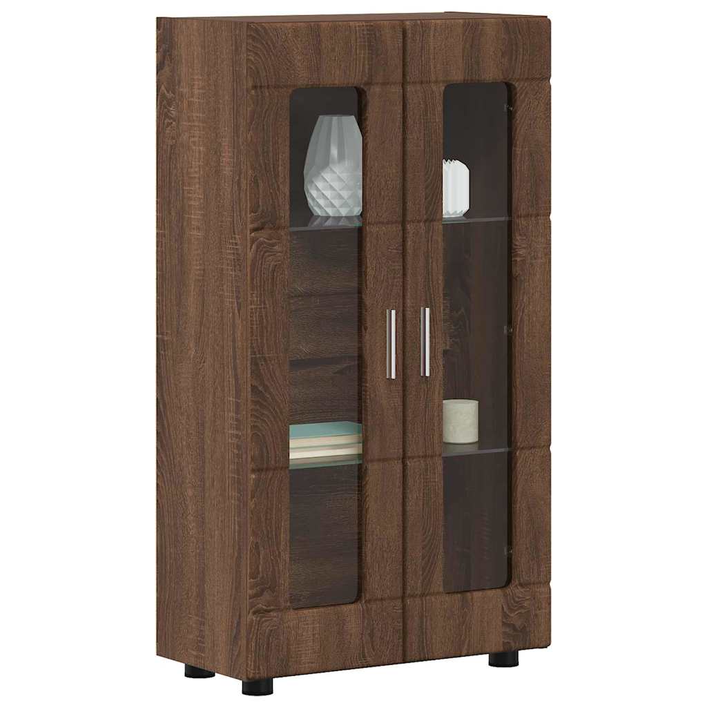 Credenza Rovere Marrone 55,5 x 29 x 100 cm Legno multistrato