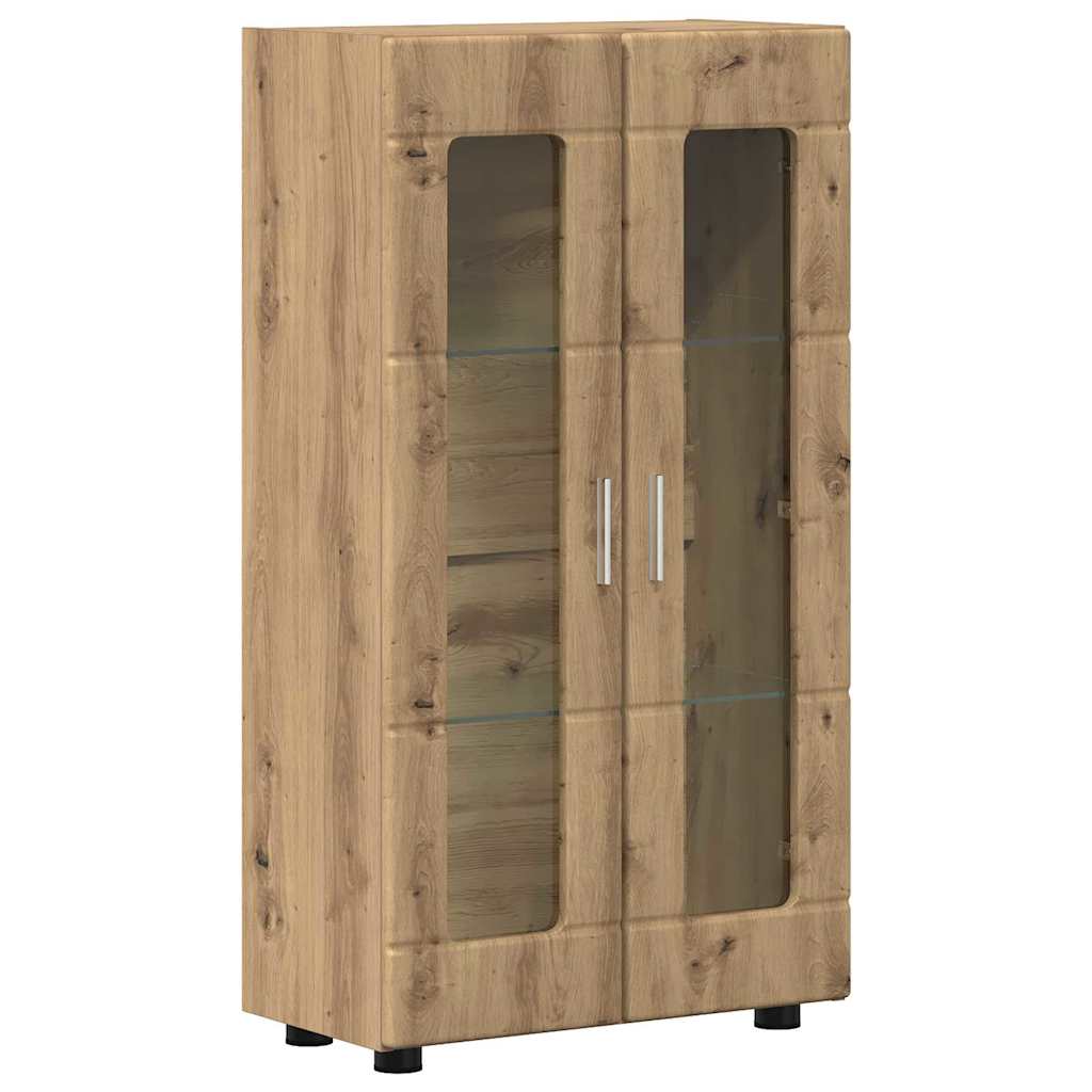 Credenza con lo scaffale Rovere artigianale 55,5 x 29 x 100 cm
