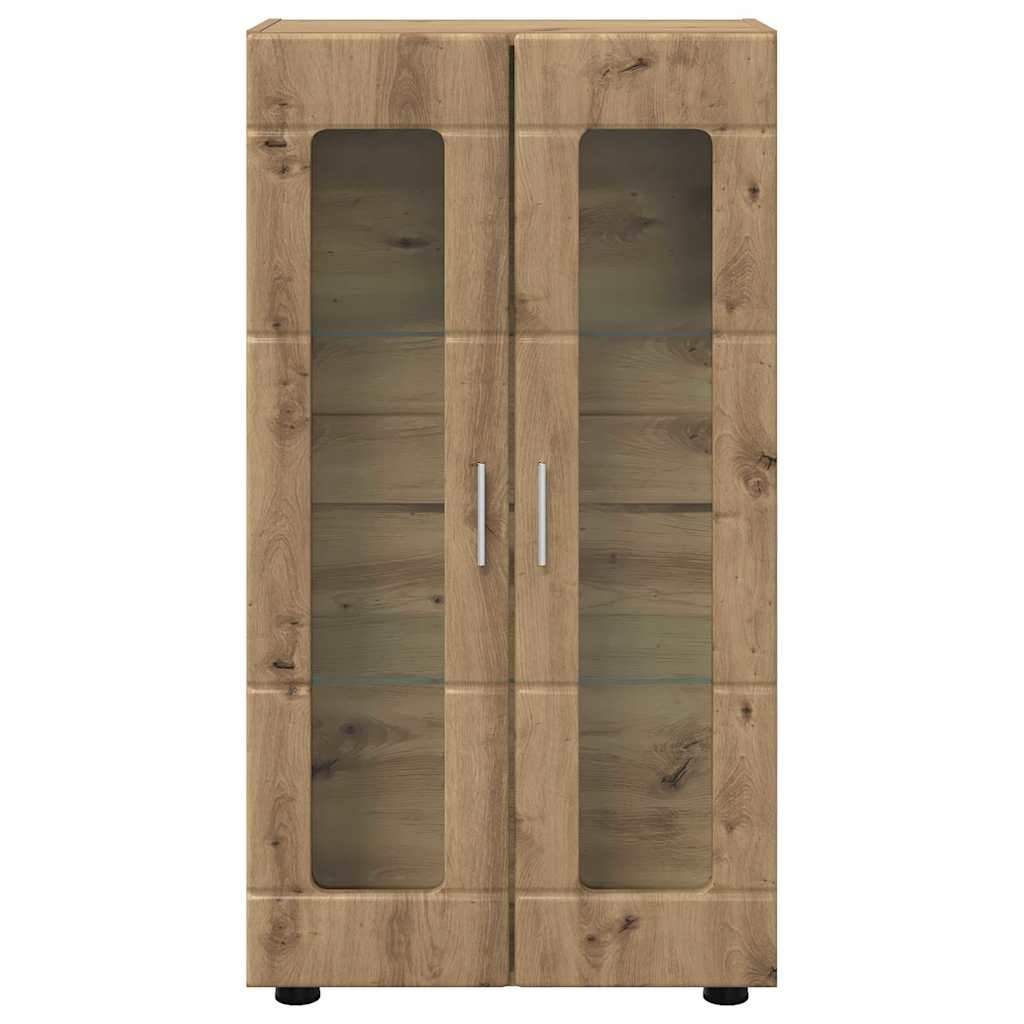 Credenza con lo scaffale Rovere artigianale 55,5 x 29 x 100 cm