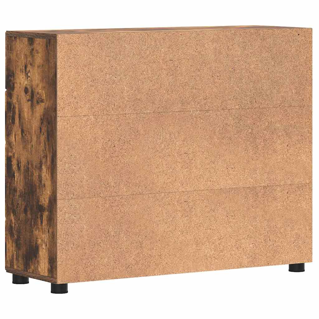 Armadio in Legno con cassetto Rovere fumé 88,5 x 30,5 x 73 cm
