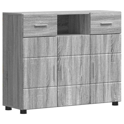 Armadio in Legno con cassetto Grigio Sonoma 88,5 x 30,5 x 73 cm