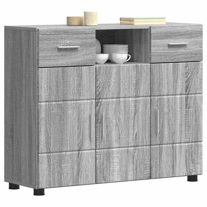 Armadio in Legno con cassetto Grigio Sonoma 88,5 x 30,5 x 73 cm