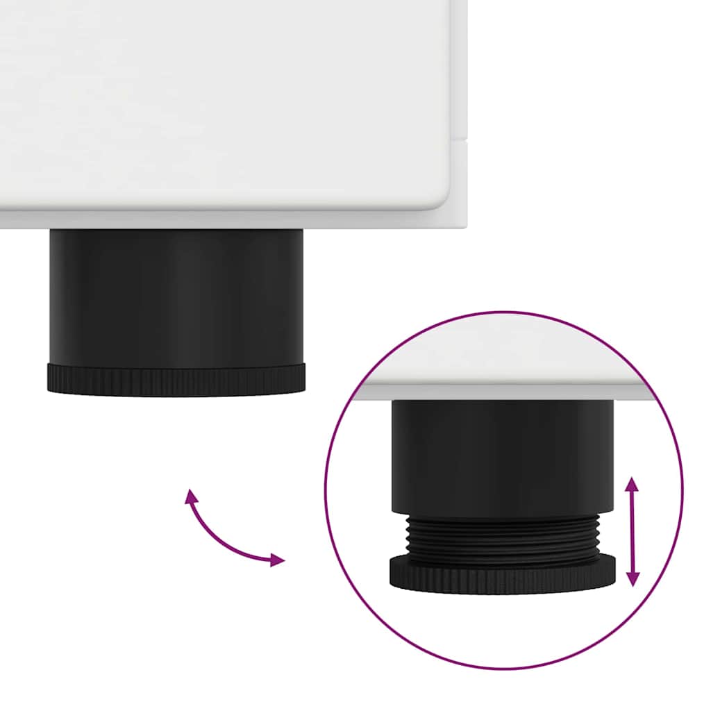 Armadio in Legno Bianco 88,5 x 30,5 x 73 cm Legno multistrato