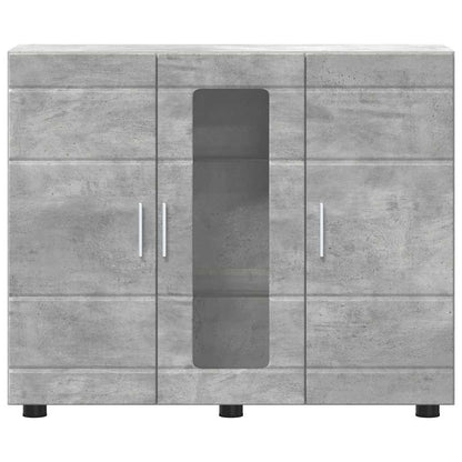 Armadio in Legno Grigio cemento 88,5 x 30,5 x 73 cm
