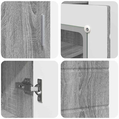 Armadio in Legno Grigio Sonoma 88,5 x 30,5 x 73 cm