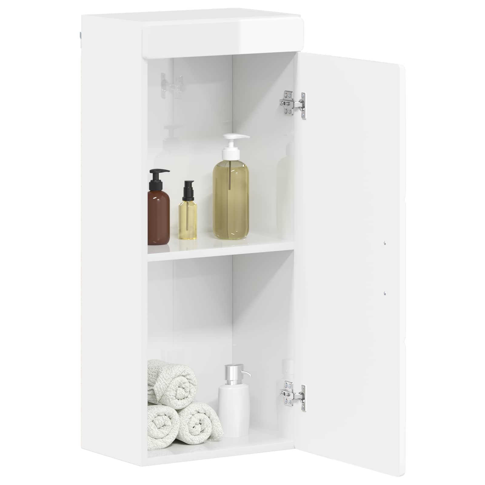 Armadio da bagno a muro TULUM Bianco Lucido 37 x 24,5 x 86 cm | homemem39