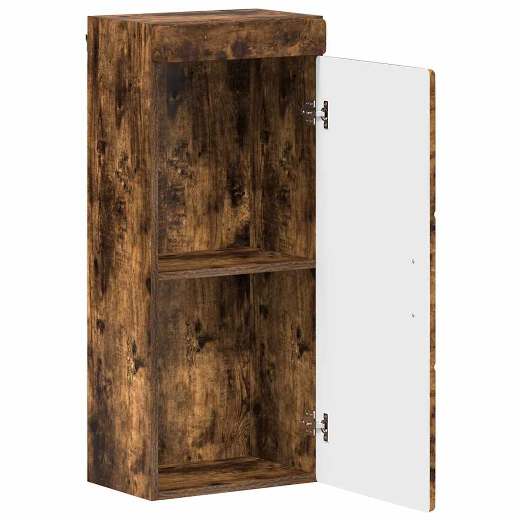 Armadio da bagno a muro TULUM Rovere fumé 37 x 24,5 x 86 cm | homemem39