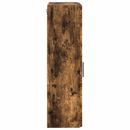 Armadio da bagno a muro TULUM Rovere fumé 37 x 24,5 x 86 cm | homemem39