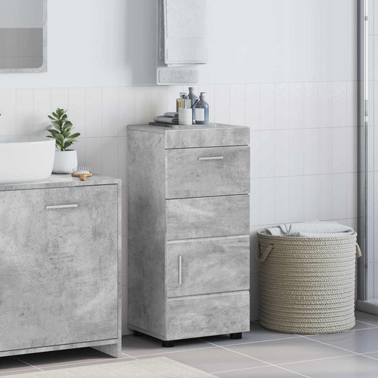 Set di Armadi da Bagno TULUM Grigio cemento 37 x 31,5 x 82 cm - homemem39