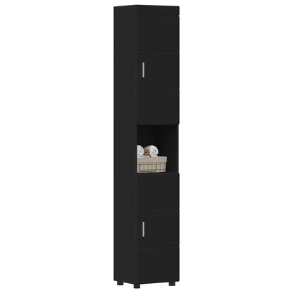 Set di Armadi da Bagno TULUM Nero 37 x 31,5 x 203 cm | homemem39