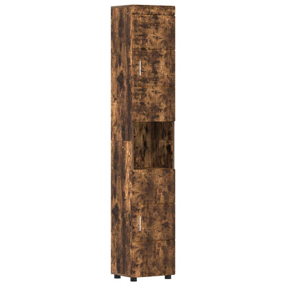 Set di Armadi da Bagno TULUM Rovere fumé 37 x 31,5 x 203 cm | homemem39