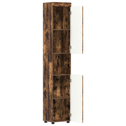 Set di Armadi da Bagno TULUM Rovere fumé 37 x 31,5 x 203 cm | homemem39