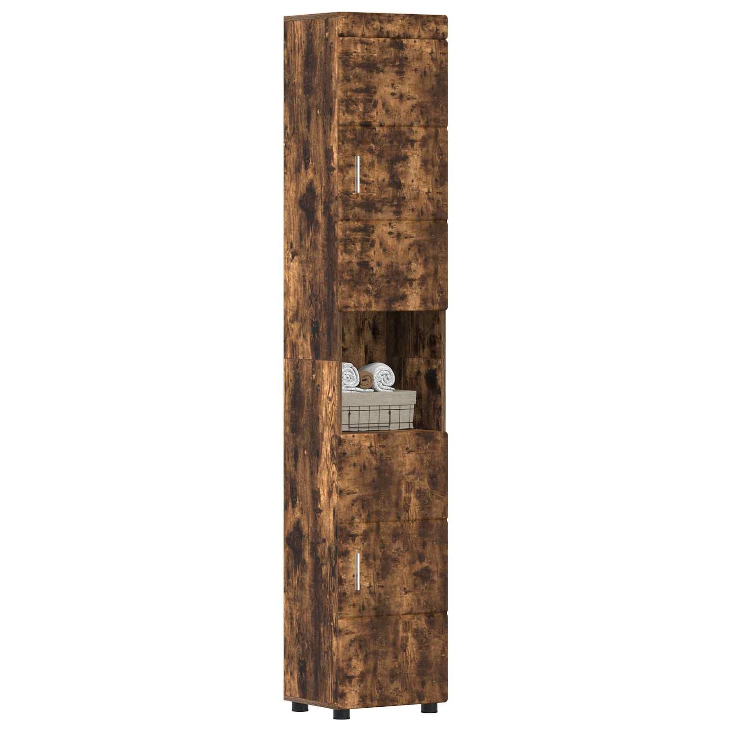 Set di Armadi da Bagno TULUM Rovere fumé 37 x 31,5 x 203 cm | homemem39