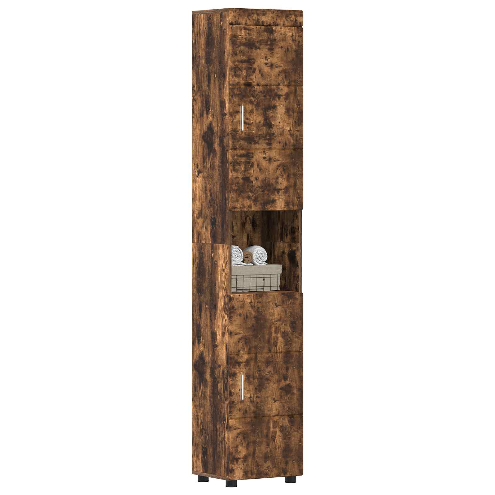 Set di Armadi da Bagno TULUM Rovere fumé 37 x 31,5 x 203 cm | homemem39