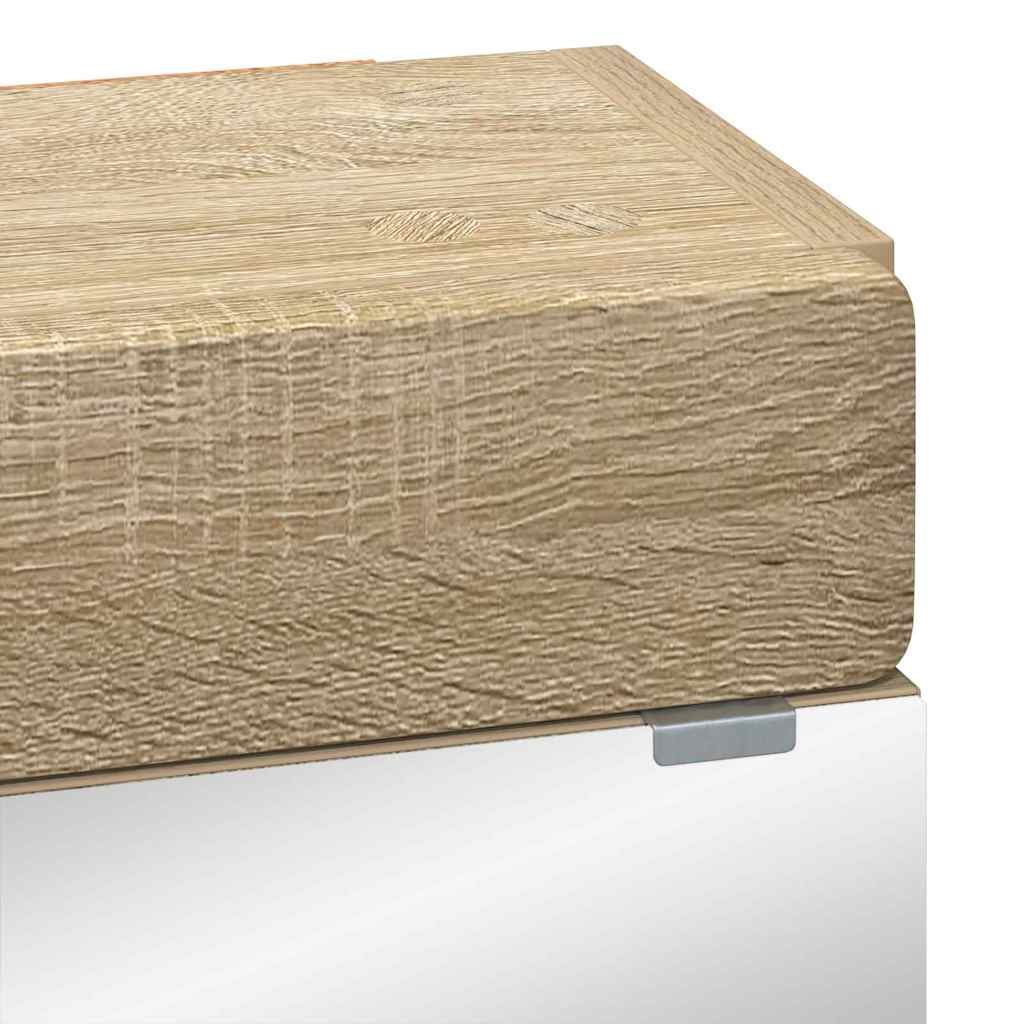 Mobiletto per specchio da bagno TULUM Rovere Sonoma | homemem39