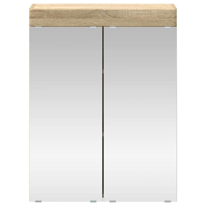 Mobiletto per specchio da bagno TULUM Rovere Sonoma | homemem39