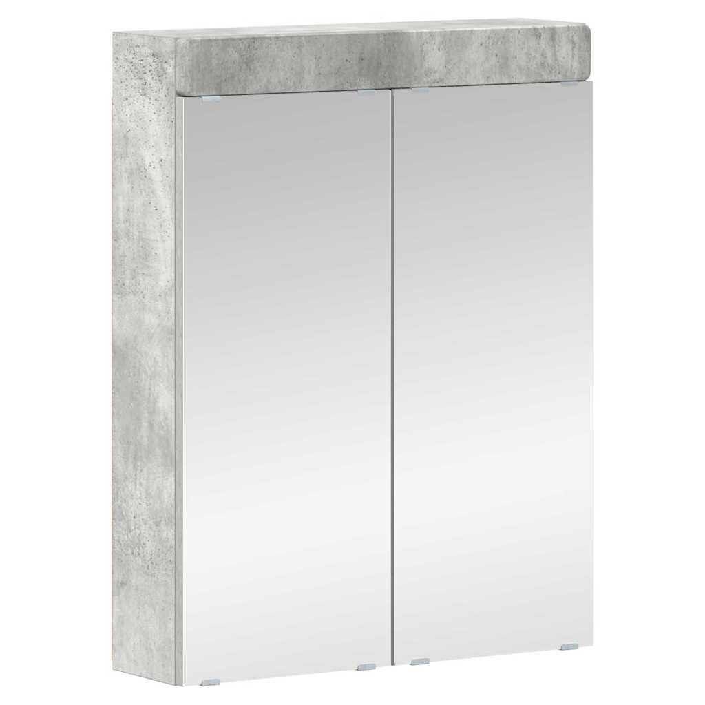 Mobiletto per specchio da bagno TULUM Grigio cemento | homemem39