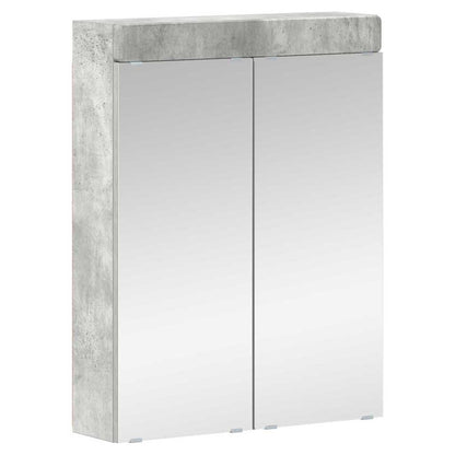 Mobiletto per specchio da bagno TULUM Grigio cemento | homemem39
