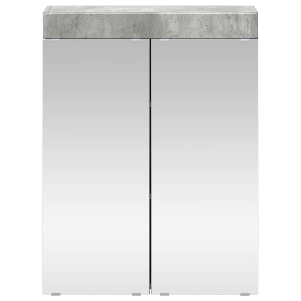 Mobiletto per specchio da bagno TULUM Grigio cemento | homemem39