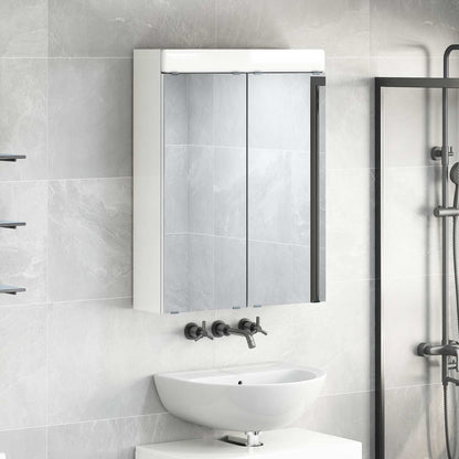 Mobiletto per specchio da bagno TULUM Bianco Lucido | homemem39