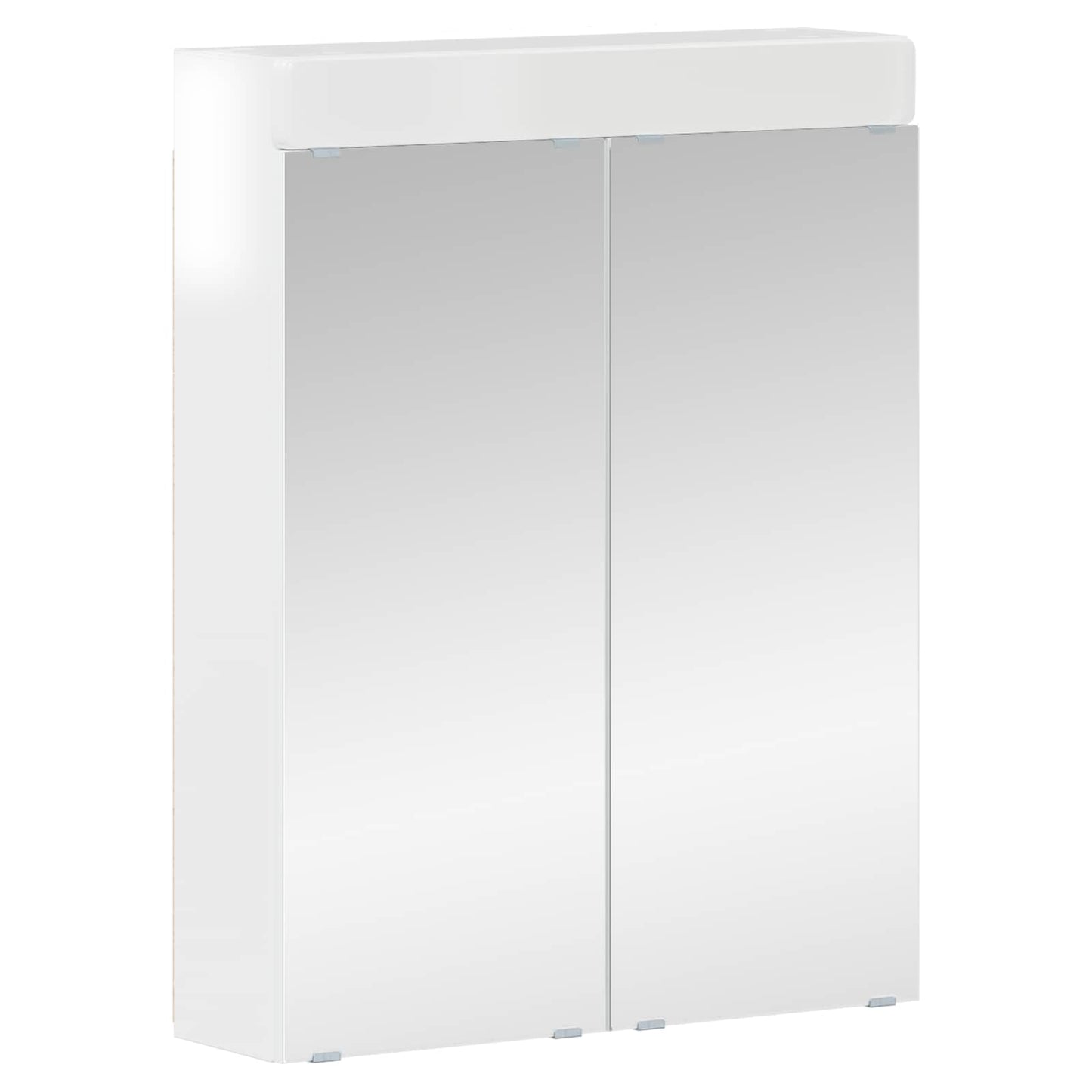 Mobiletto per specchio da bagno TULUM Bianco Lucido | homemem39
