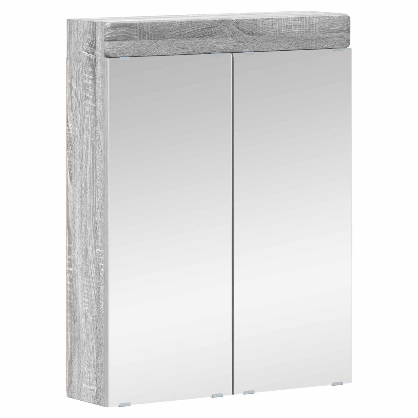 Mobiletto per specchio da bagno TULUM Grigio Sonoma | homemem39