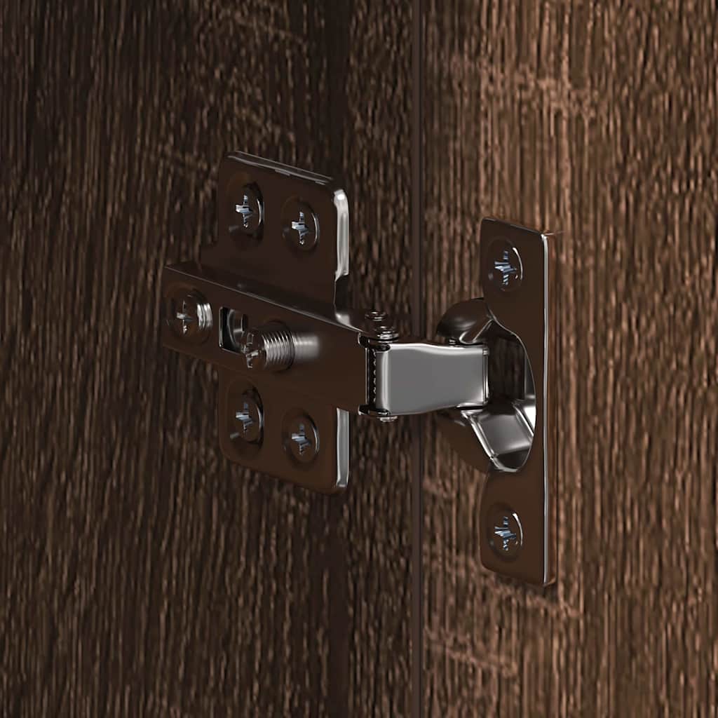 Mobiletto per specchio da bagno TULUM Rovere Marrone | homemem39