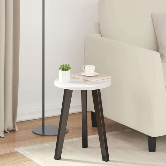 Piano del tavolo Bianco Ø 30 x 1,5 cm Legno multistrato