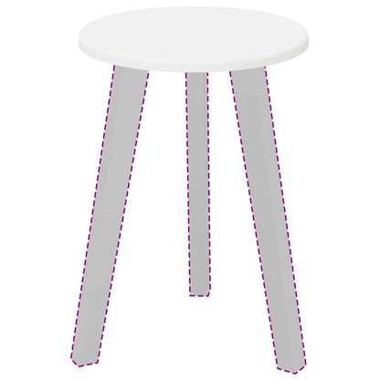 Piano del tavolo Bianco Ø 30 x 1,5 cm Legno multistrato