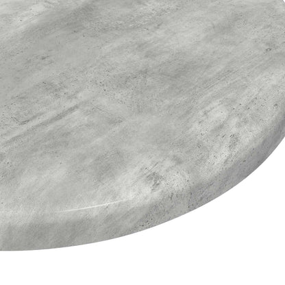 Piano del tavolo Grigio cemento Ø 30 x 1,5 cm Legno multistrato