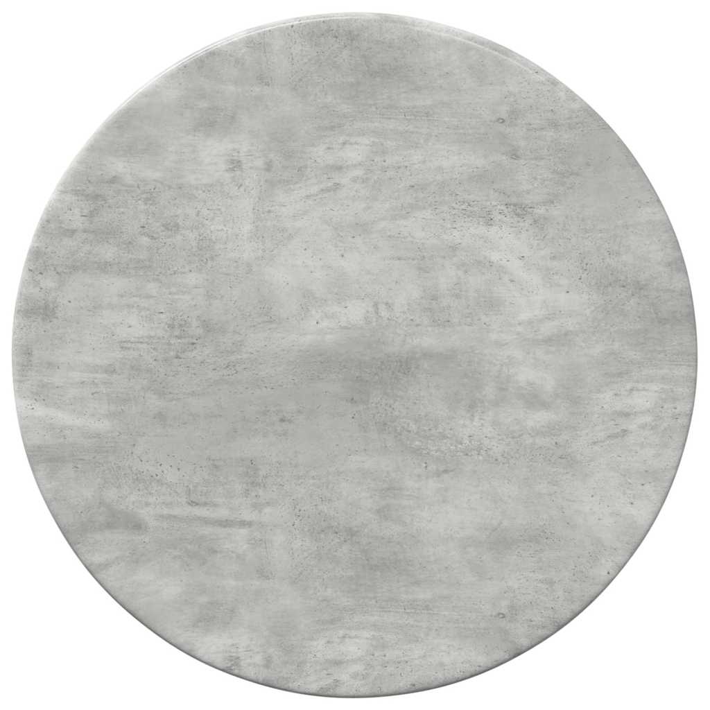 Piano del tavolo Grigio cemento Ø 30 x 1,5 cm Legno multistrato
