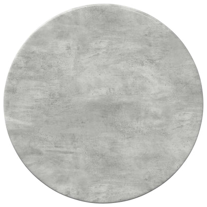 Piano del tavolo Grigio cemento Ø 30 x 1,5 cm Legno multistrato