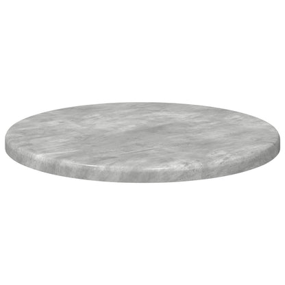 Piano del tavolo Grigio cemento Ø 30 x 1,5 cm Legno multistrato