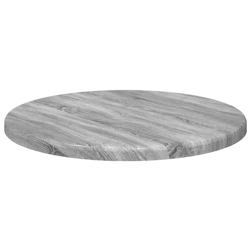 Piano del tavolo Grigio Sonoma Ø 30 x 1,5 cm Legno multistrato | homemem39