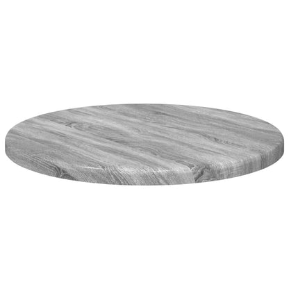 Piano del tavolo Grigio Sonoma Ø 30 x 1,5 cm Legno multistrato | homemem39