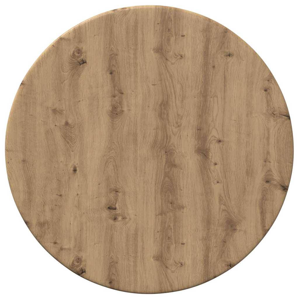 Piano del tavolo rovere artigianale Ø 30 x 1,5 cm