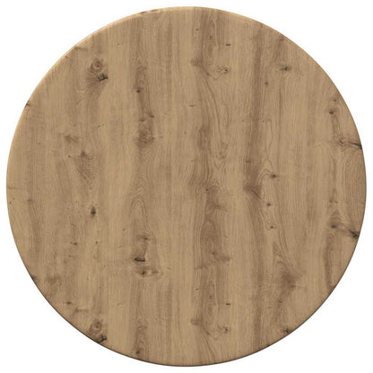 Piano del tavolo rovere artigianale Ø 30 x 1,5 cm