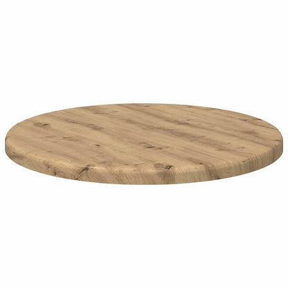 Piano del tavolo rovere artigianale Ø 30 x 1,5 cm
