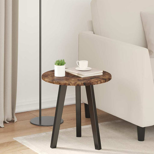 Piano del tavolo Rovere fumo Ø 40 x 1,5 cm Legno multistrato