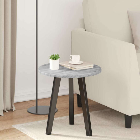 Piano del tavolo Grigio sonoma Ø 40 x 1,5 cm Legno multistrato