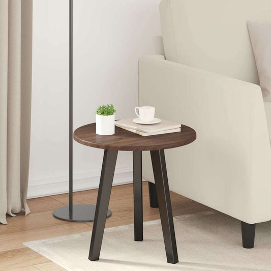 Piano del tavolo Rovere marrone Ø 40 x 1,5 cm Legno multistrato